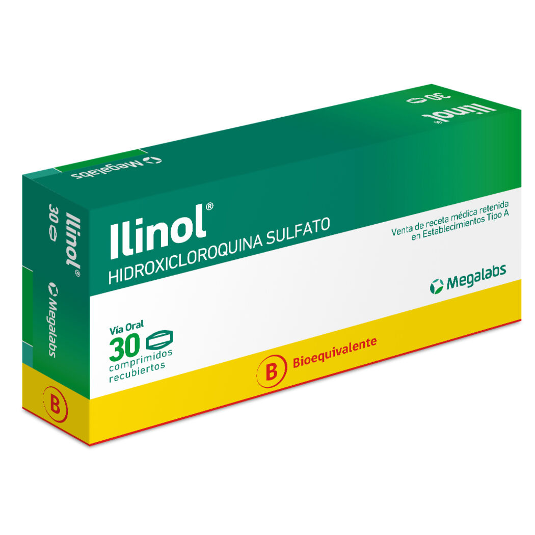 Ilinol (B) Hidroxicloroquina 200mg 30 Comprimidos Recubiertos