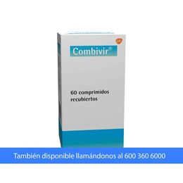 Combivir (R) Lamivudina / Zidovudina 60 Comprimidos Recubiertos