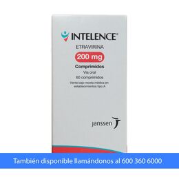 Intelence Etravirina 200mg 60 Comprimidos
