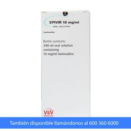 Epivir Lamivudina 10mg/ml Jarabe 240ml