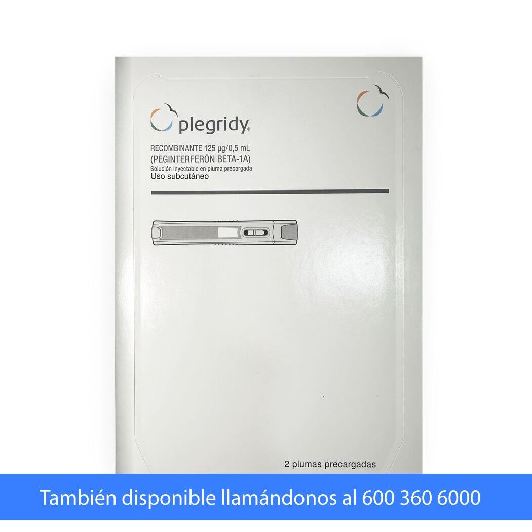 Plegridy 125mcg Inyectable 2 Jeringas Prellenadas