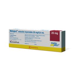 Metoject (B) Metotrexato 20mg/0.4ml Inyectable 1 Jeringa Prellenada