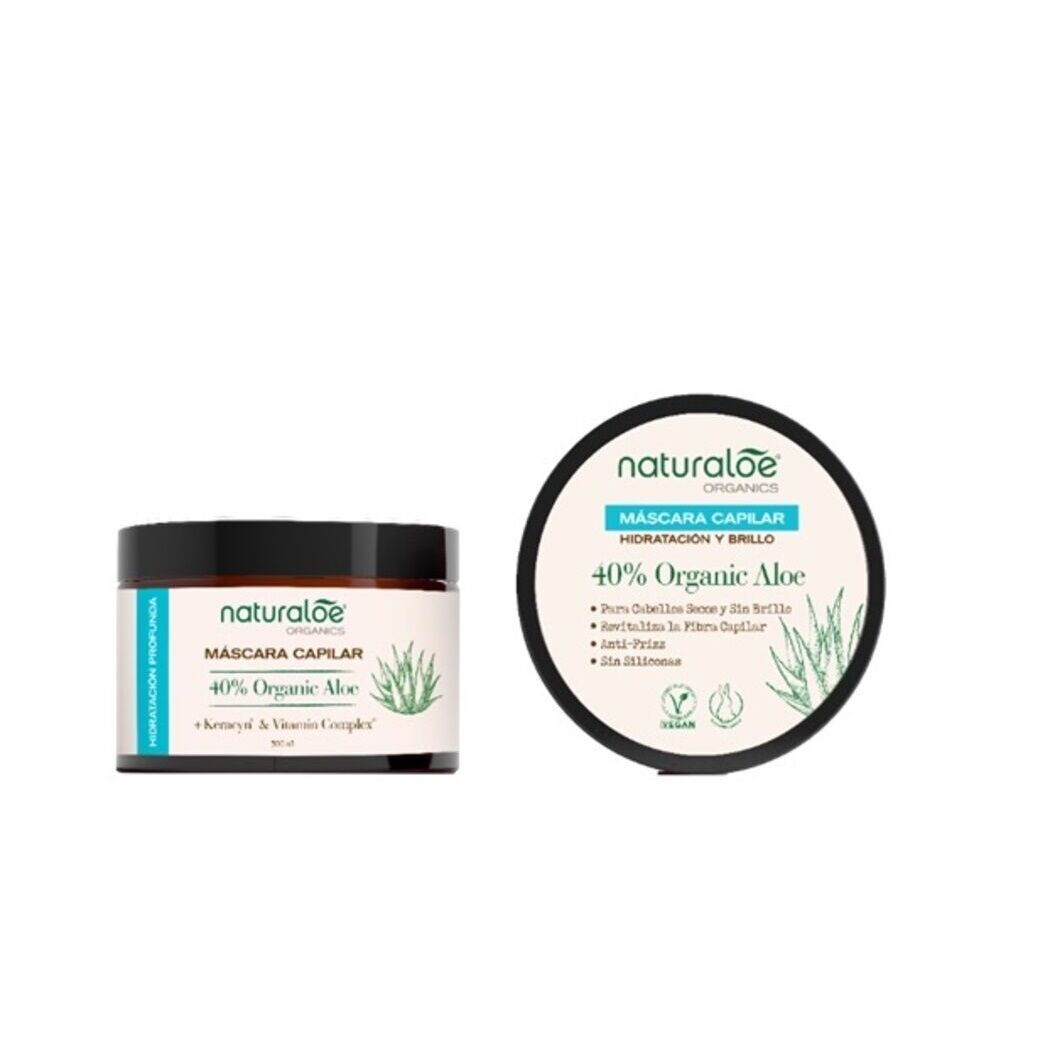 Máscara Capilar Naturaloe Hidratación y Brillo 300ml