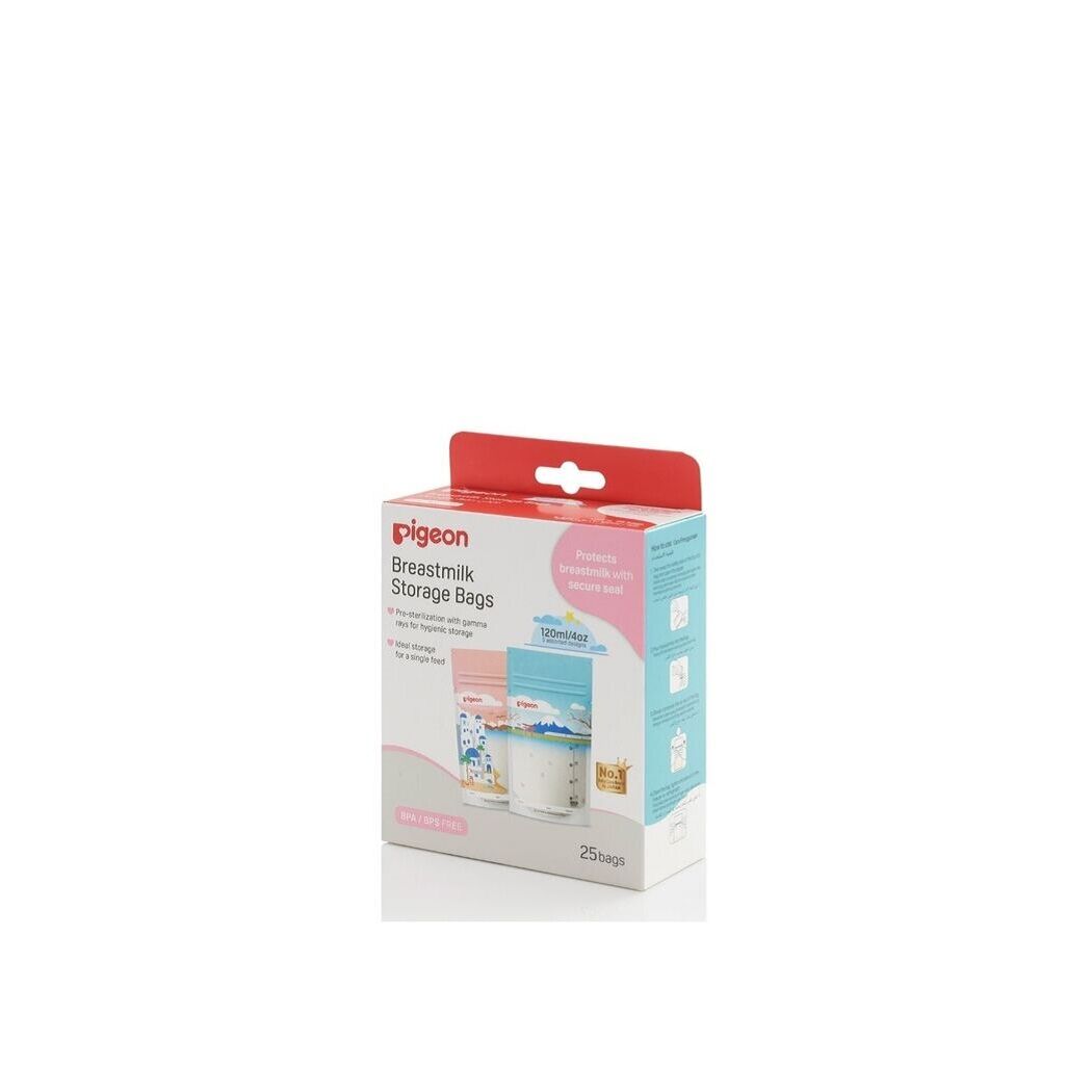 Bolsa de Almacenamiento de Leche con Diseño 25 Bags Pigeon