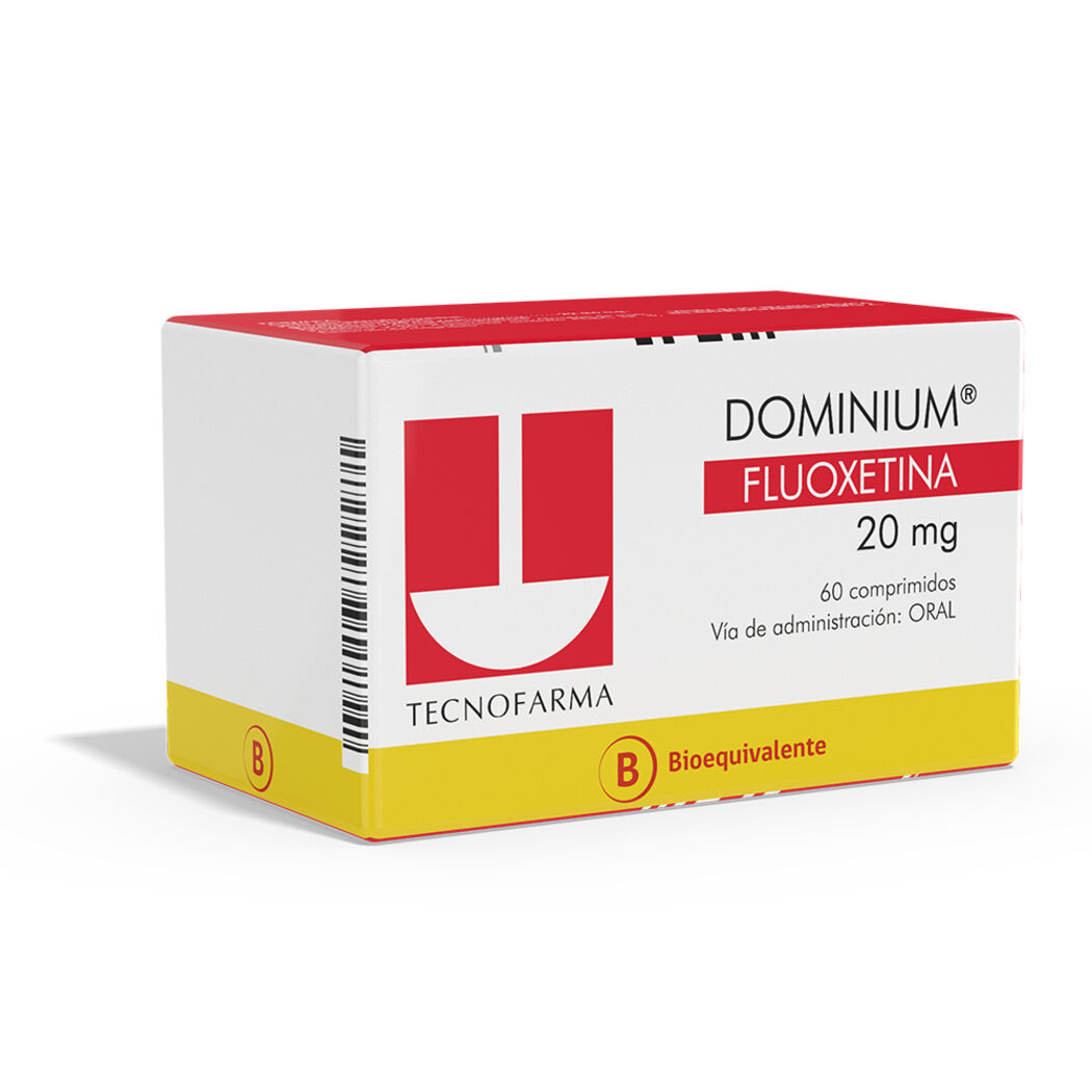 Dominium (B) Fluoxetina 20mg 60 Comprimidos