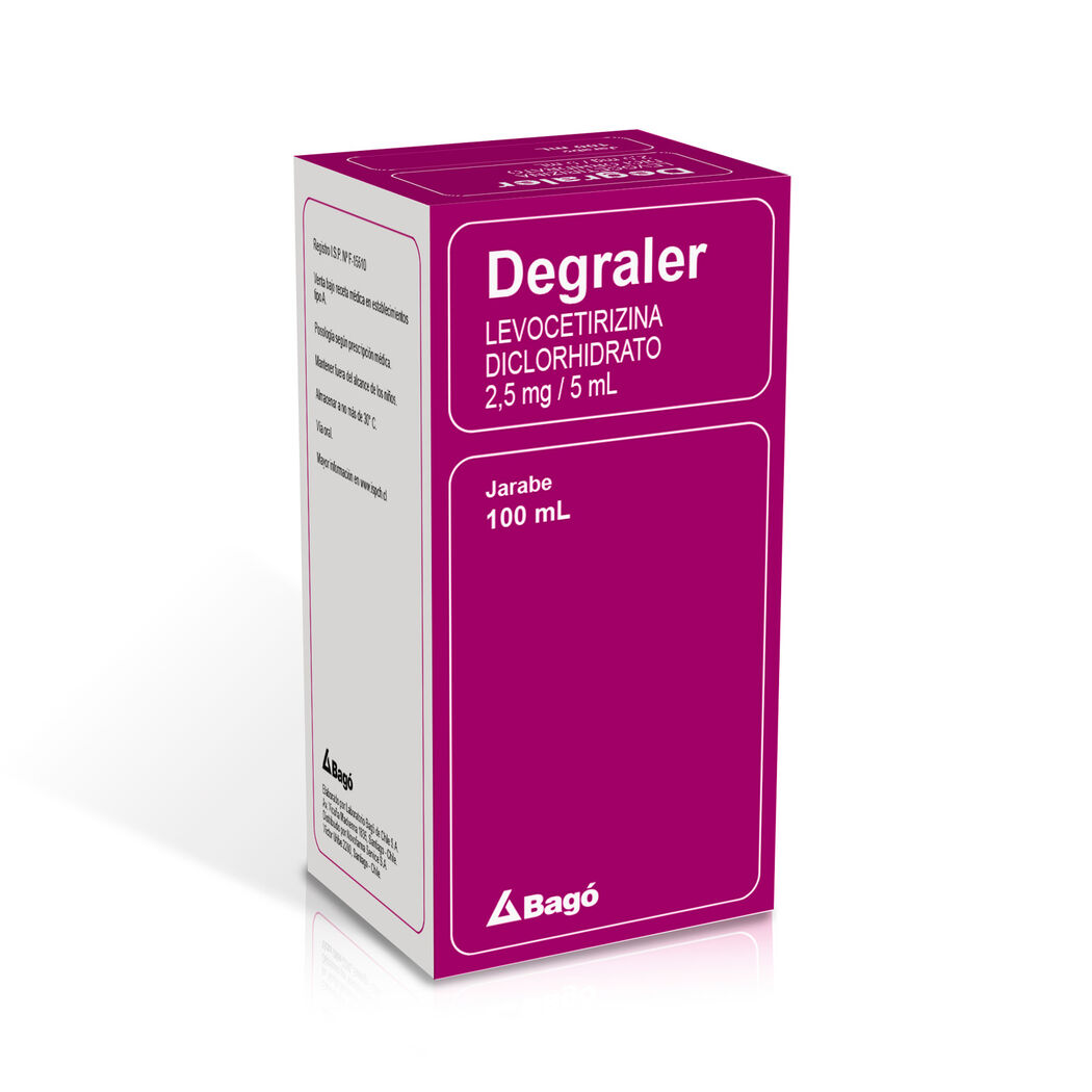 Degraler (B) Levocetirizina 2.5mg/5ml Jarabe 100ml