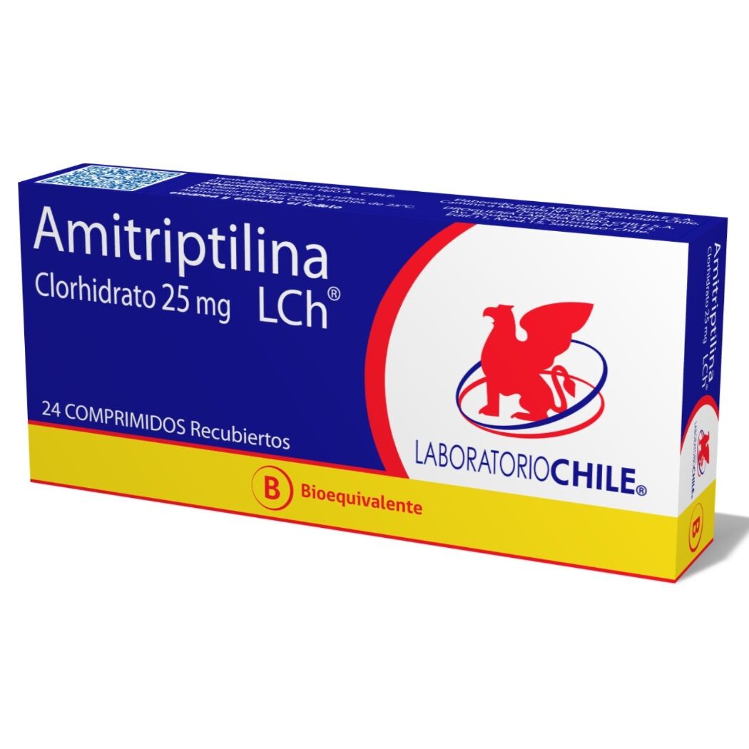 Amitriptilina (B) 25mg 24 Comprimidos Recubiertos