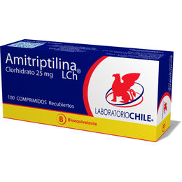 Amitriptilina (B) 25mg 100 Comprimidos Recubiertos