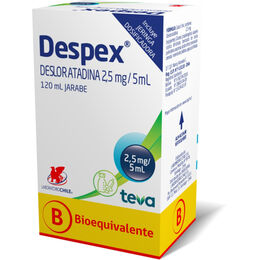 Despex (B) Desloratadina 2.5mg/5ml Jarabe 120ml