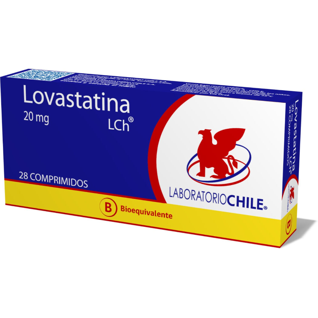 Lovastatina (B) 20mg 28 Comprimidos