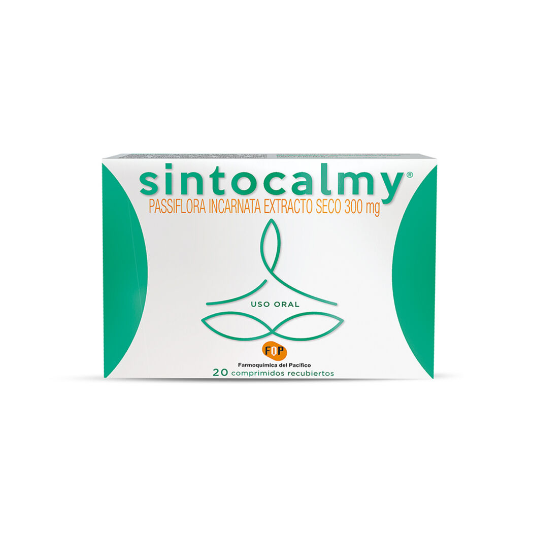 Sintocalmy 300mg Passiflora Incarnata 20 Comprimidos Recubiertos