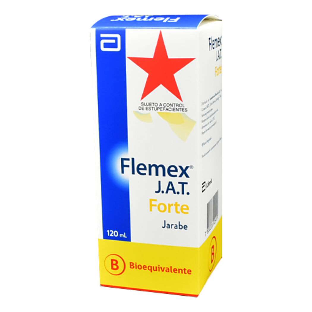 Flemex J.A.T. Forte (B) Codeína Jarabe 120ml