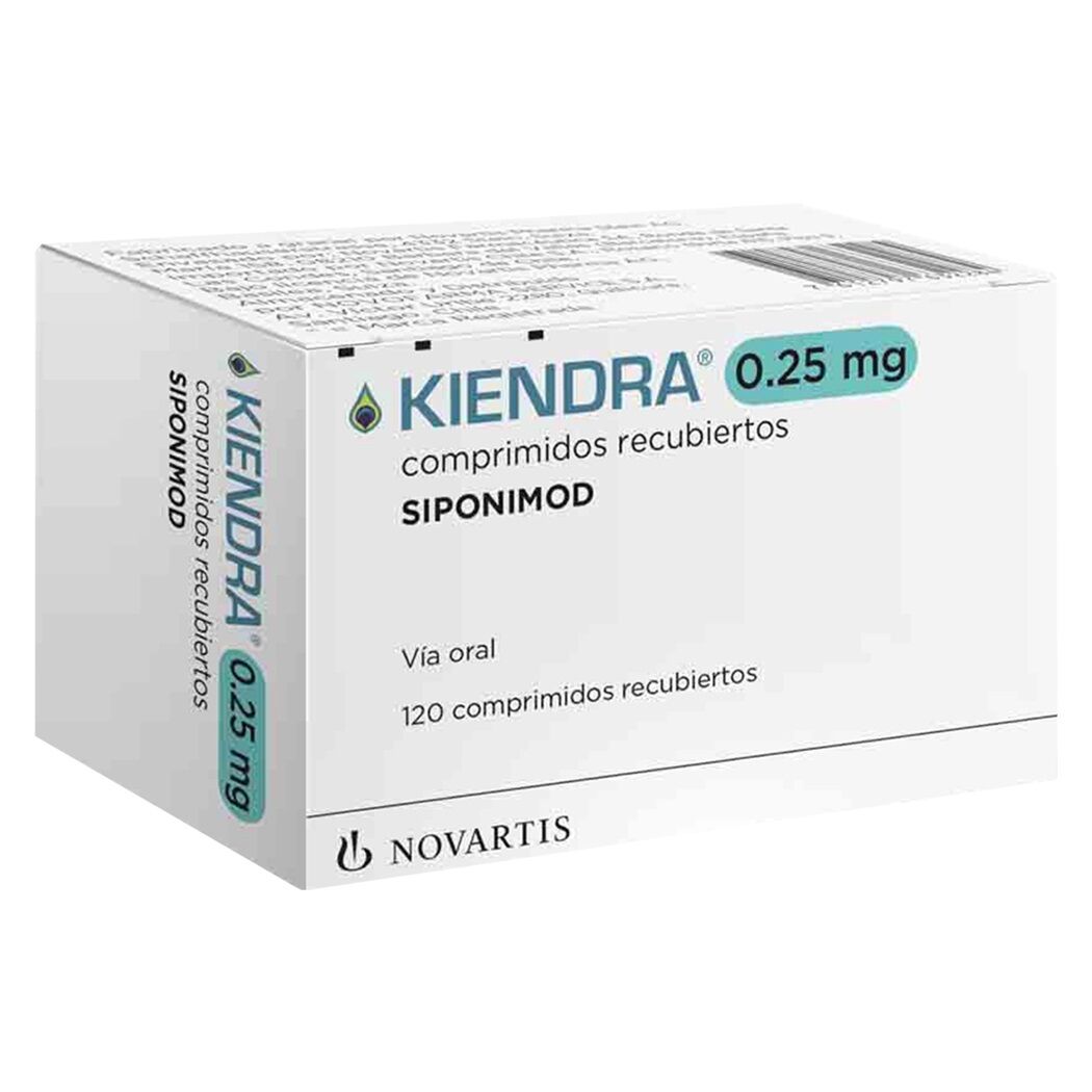 Kiendra 0.25mg Siponimod Fumarato 120 Comprimidos Recubiertos