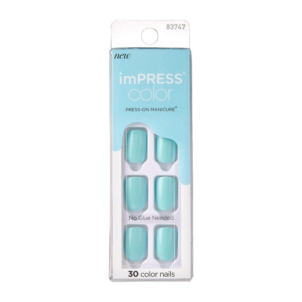 Uñas Impress Color Mint To Be