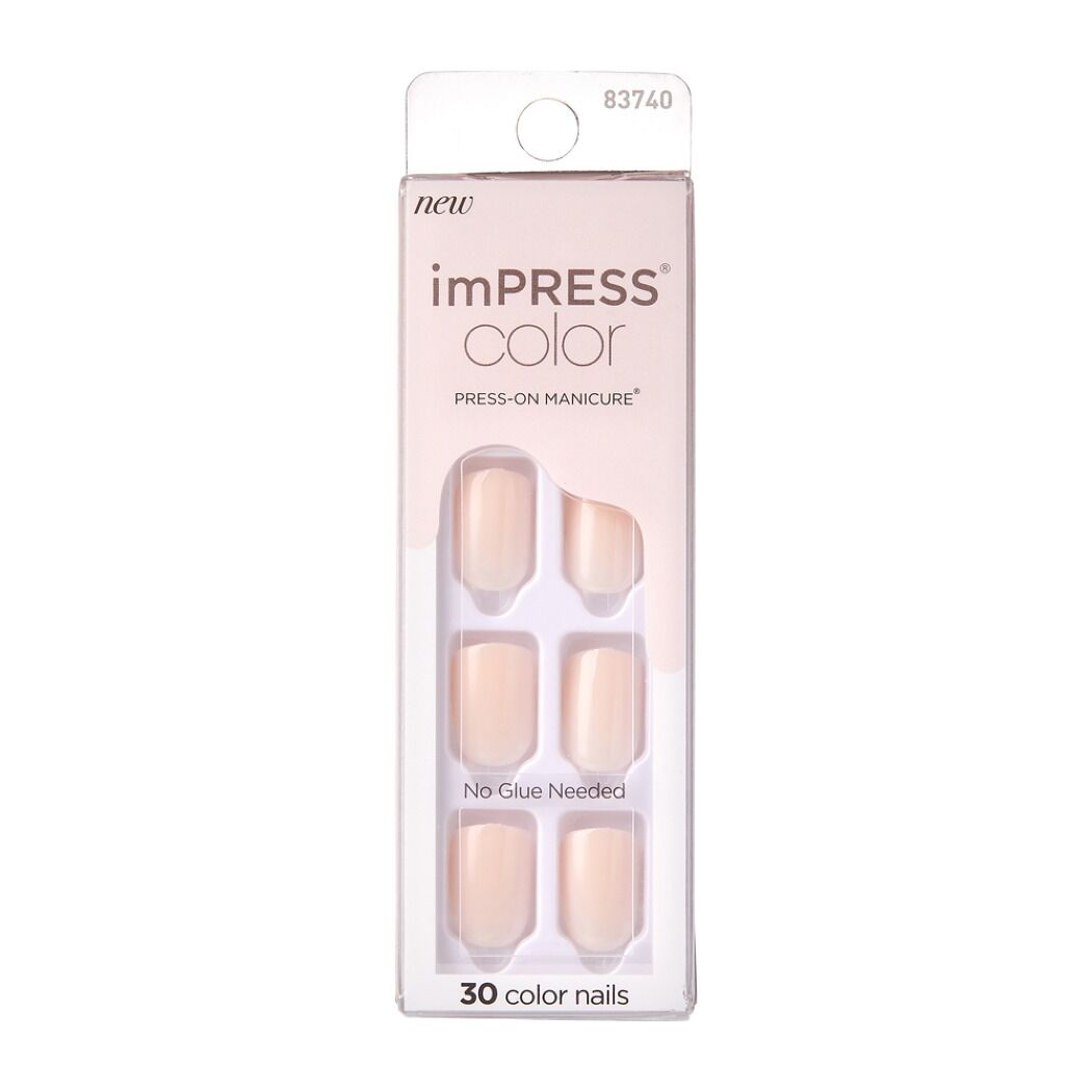 Uñas Impress Color Point Pink