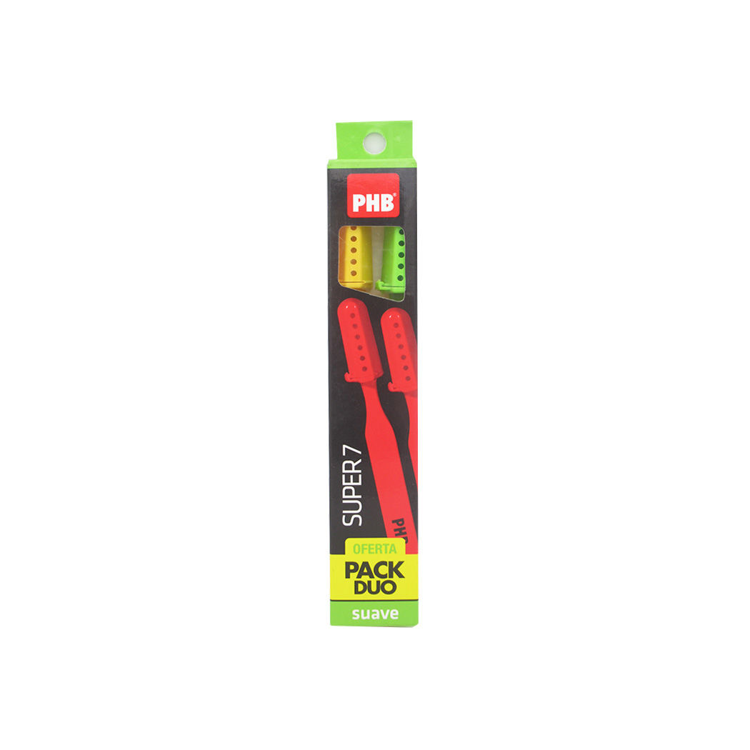 Pack Cepillo Dental PHB® super 7 duo