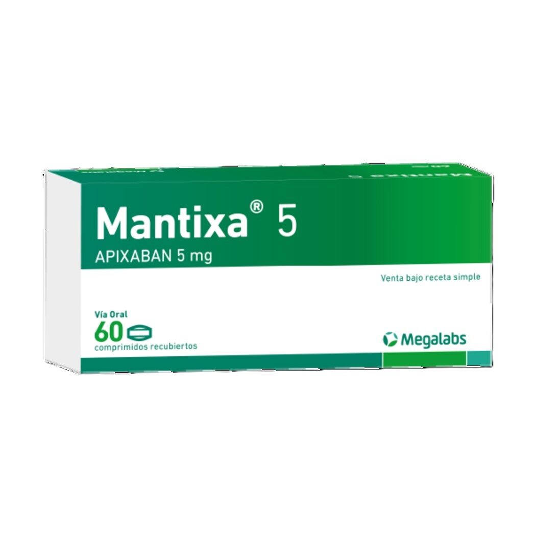 Mantixa Apixaban 5mg 60 Comprimidos Recubiertos