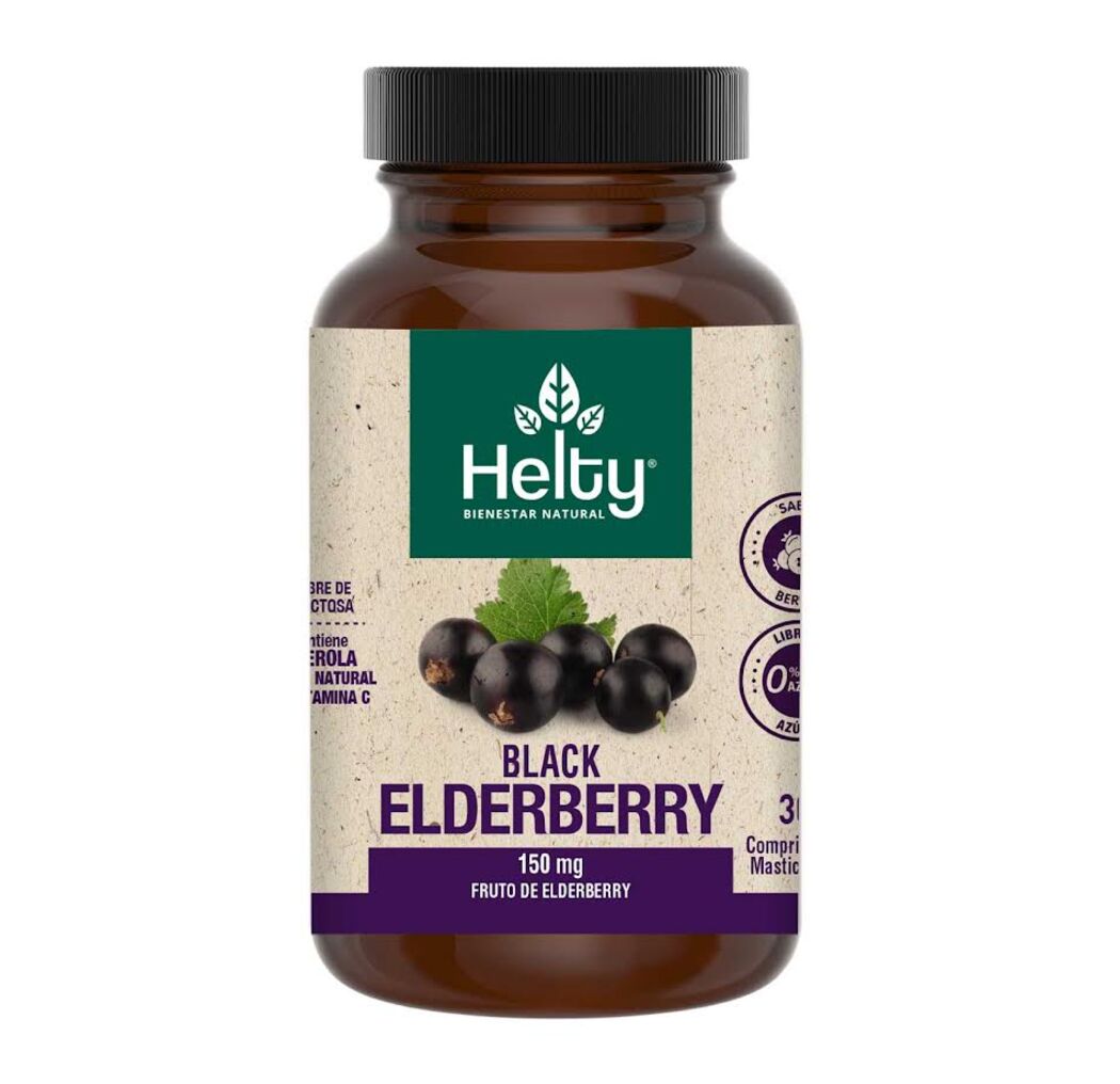 Helty Elderberry 150mg 30 Comprimidos