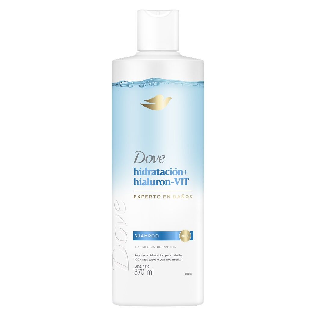 Dove Shampoo Hidratación + Hilauron-VIT 370ml