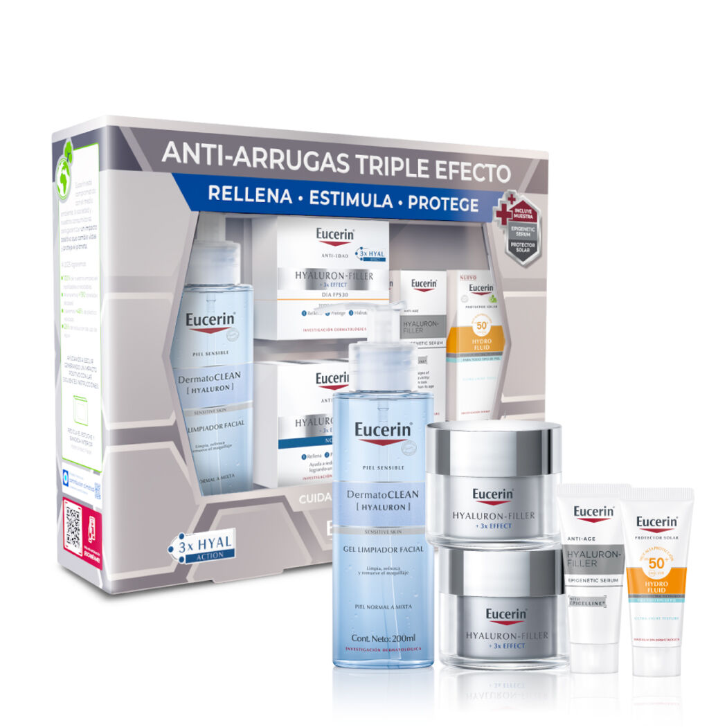 EUCERIN Pack Rutina Hyaluron Filler Antiarrugas 287ml