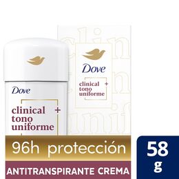 Dove Deo Clinical Barra Tono Uniforme 58g