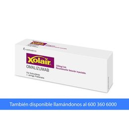 Xolair Omalizunab 150mg/ml Inyectable 1 Jeringa Prellenada
