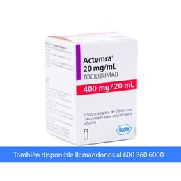 Actemra Tocilizumab 400mg/20ml Infusión 1 Vial
