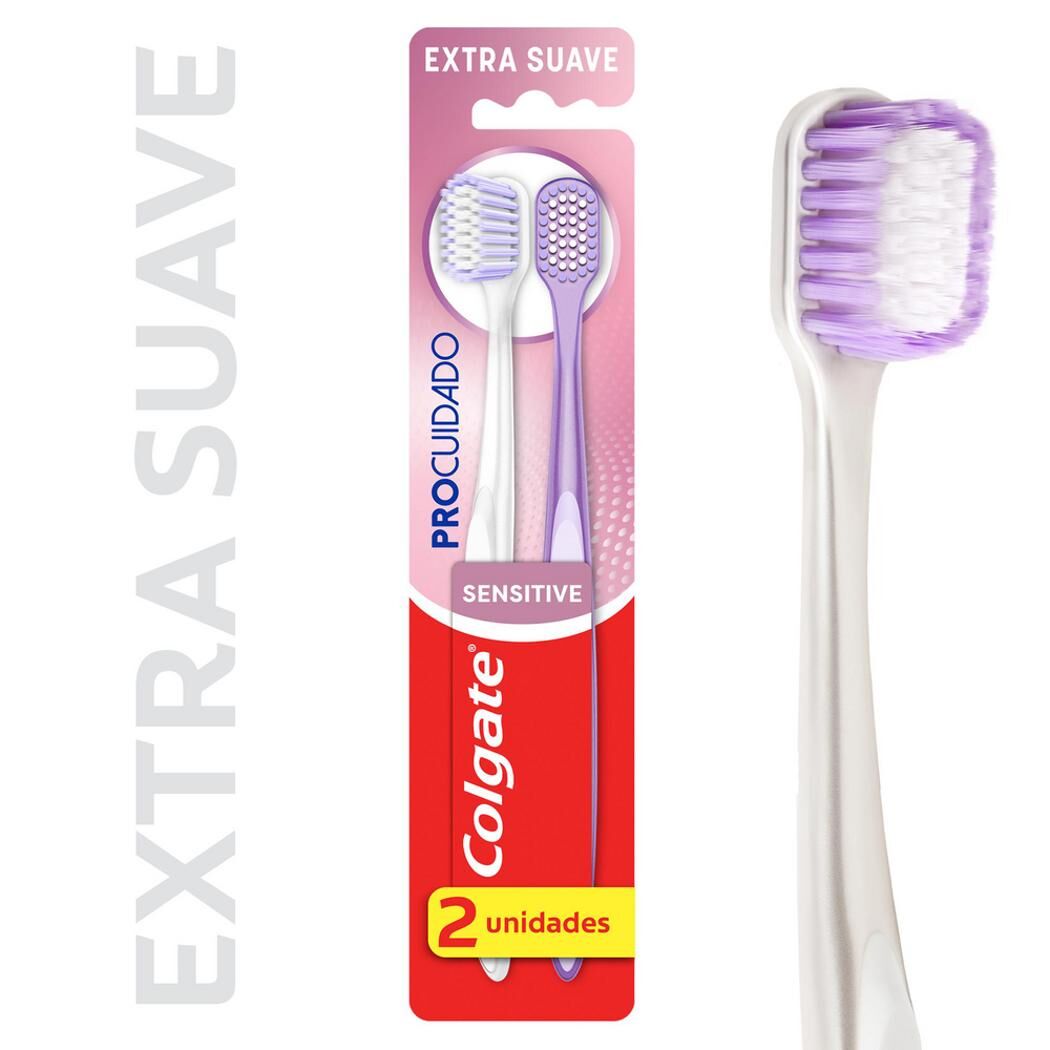 Cepillo de Dientes Colgate Pro Cuidado Sensitive 2 Unidades