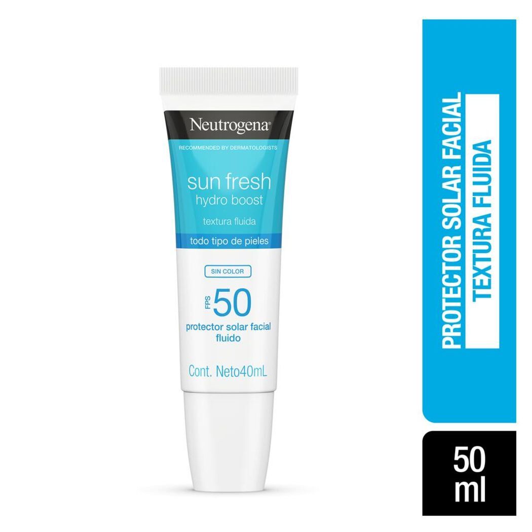 Protector Solar Neutrogena Hydro Boost Sin Color FPS50 40ml