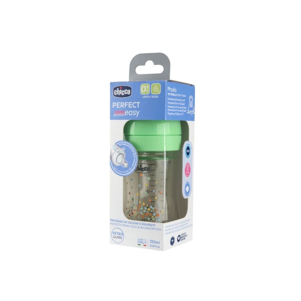 Mamadera Perfect Easy Vidrio 150ml 0m+