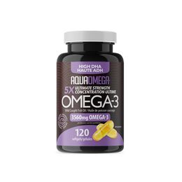 AQUAOMEGA 5x Alto DHA 3560mg x120 Softgels