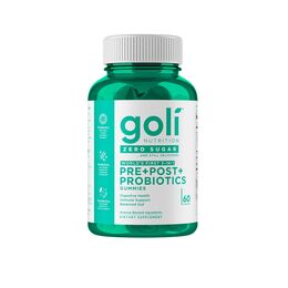 Goli Pre-Post-Probiotic Zero Sugar 60 Gummies