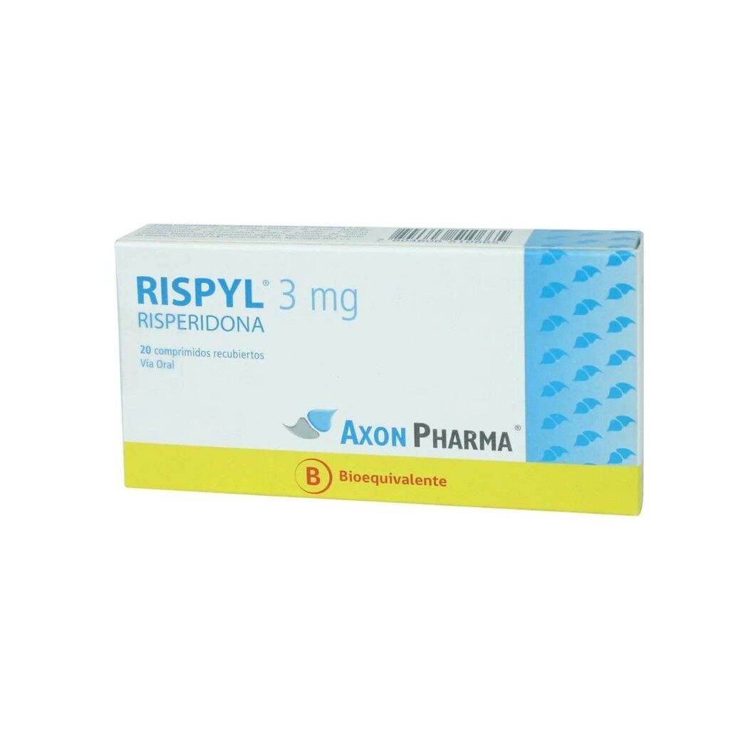 Rispyl (B) Risperidona 3mg 20 Comprimidos