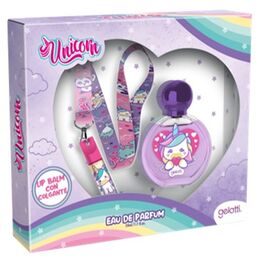 Set Perfume EDP 50ml + Lip Balm + Lanyard Unicornio