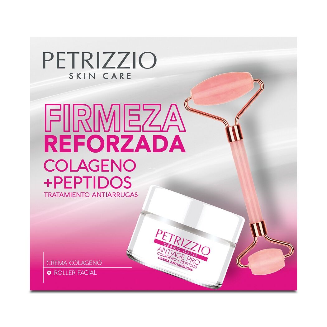 Petrizzio Crema Antiage Pro Colágeno + Roller Facial