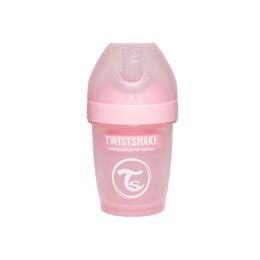 Mamadera Twistshake Double Pro Rosado Pastel 180ml