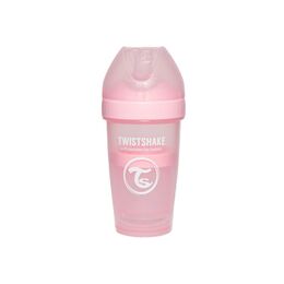 Mamadera Twistshake Double Pro Rosado Pastel 260ml