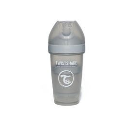 Mamadera Twistshake Double Pro Gris Pastel 260ml