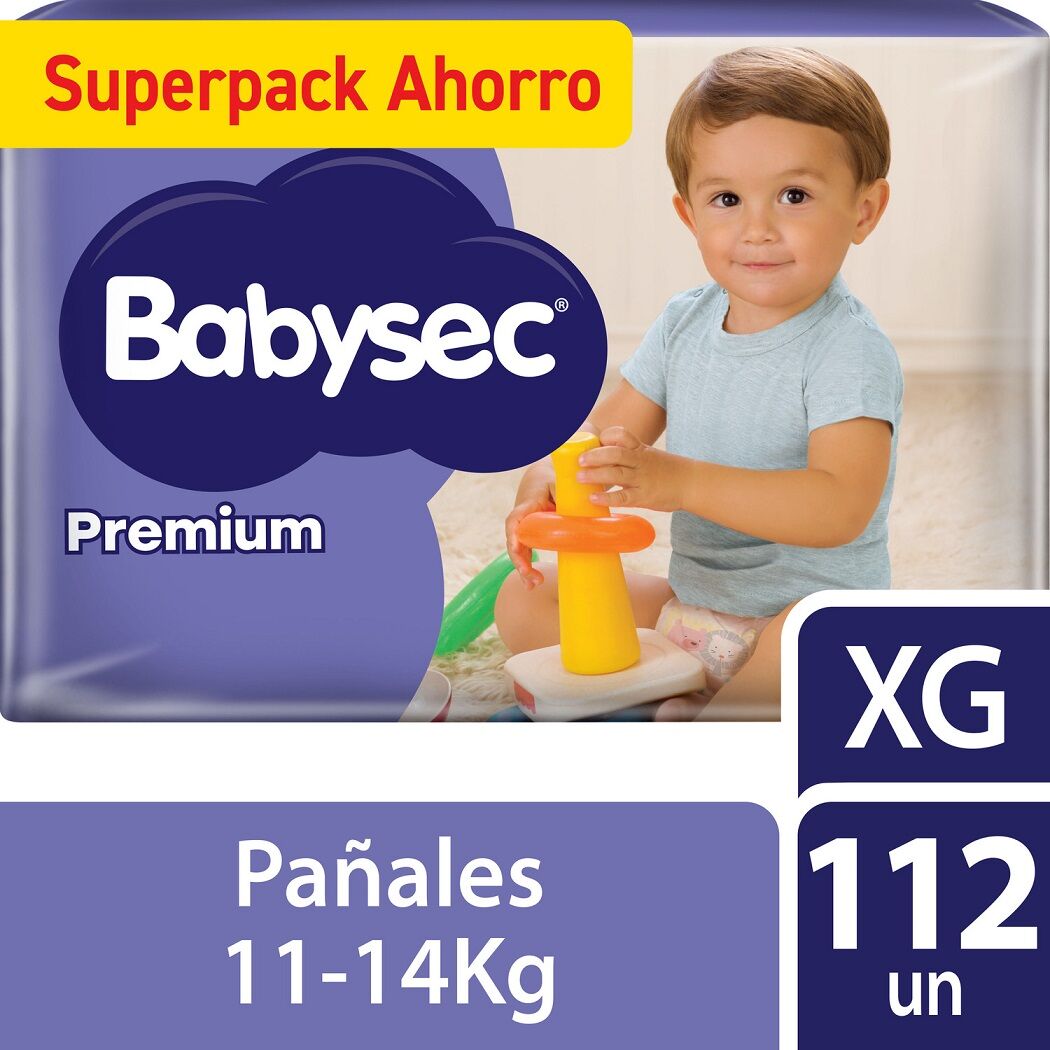 Babysec Pañales Premium XG x112