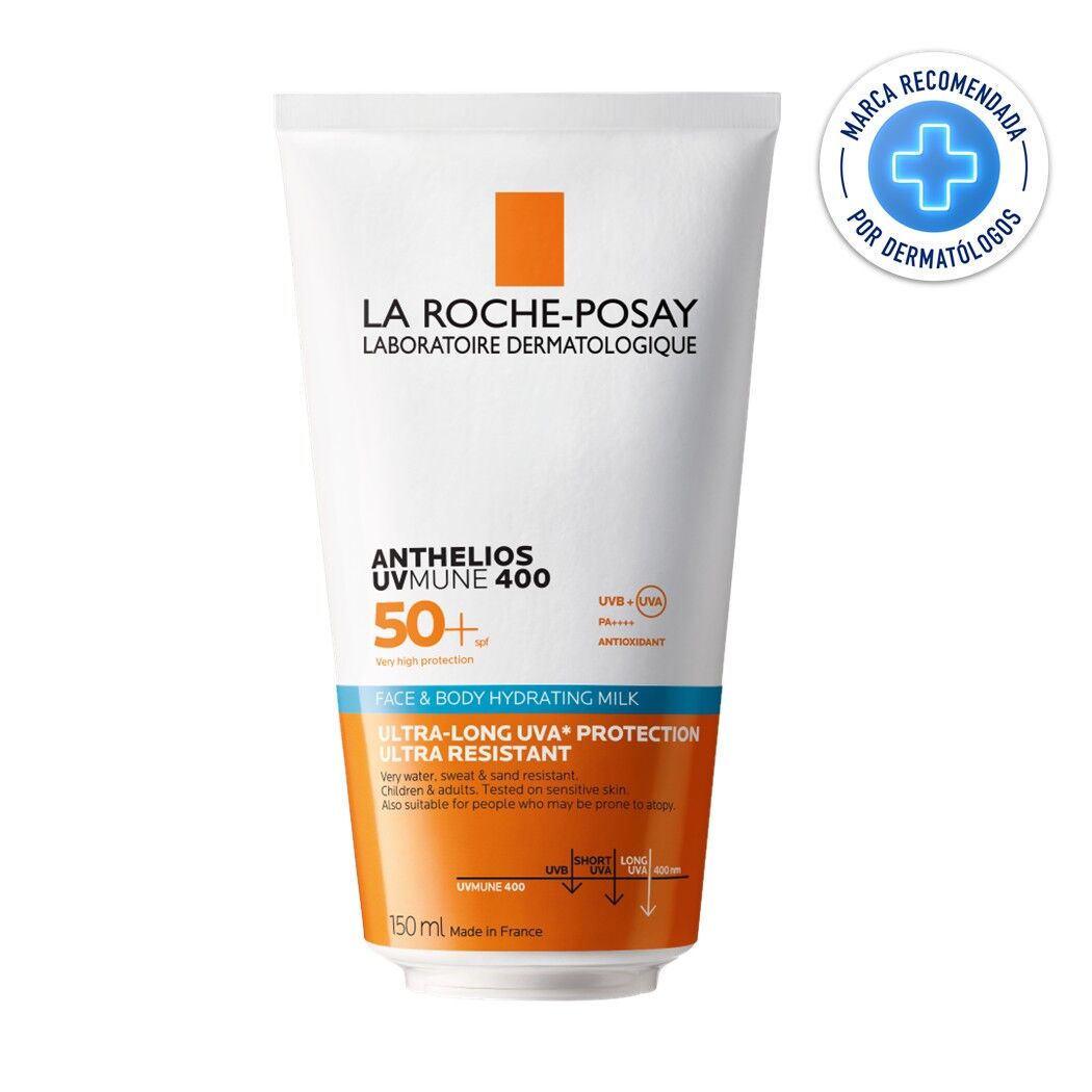 Anthelios UVMune 400 Leche Hidratante Rostro Y Cuerpo FPS50 150ml