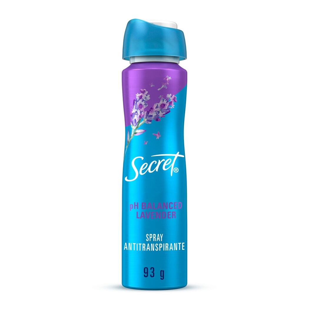 Desodorante Secret Spray Antitranspirante pH Balanced Lavander 93 g