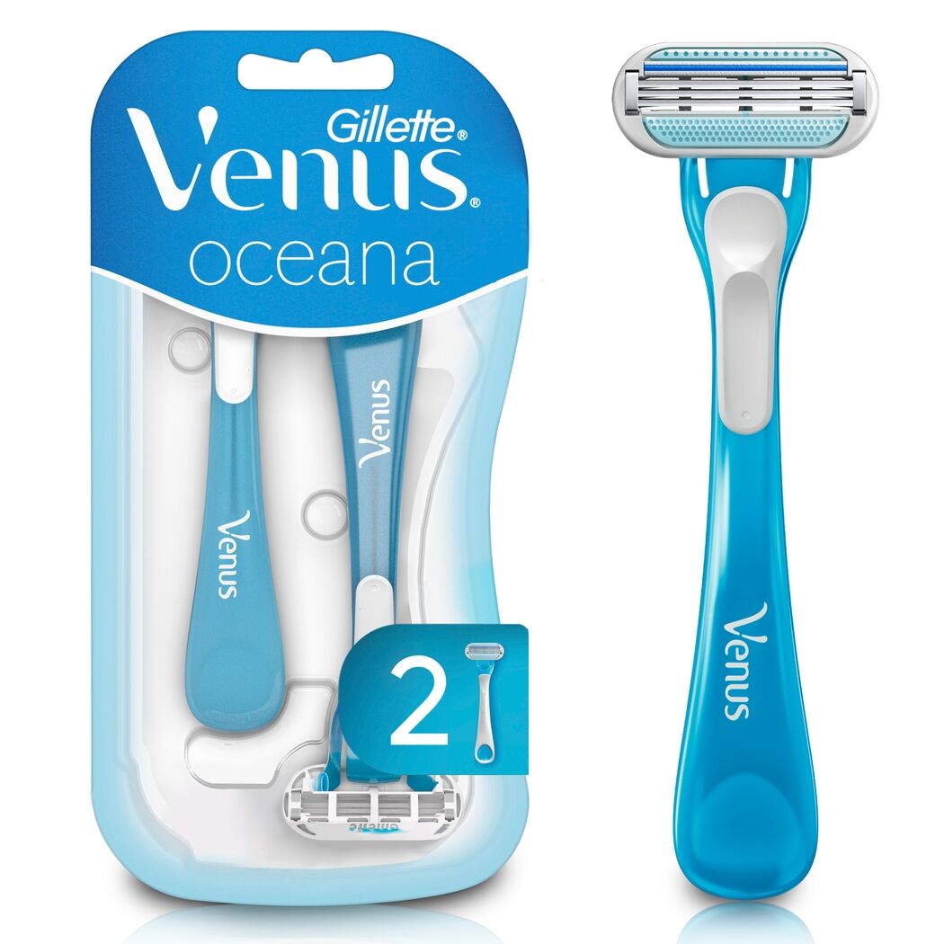 Máquina Afeitar Mujer Gillette Venus Oceana 2 Unidades