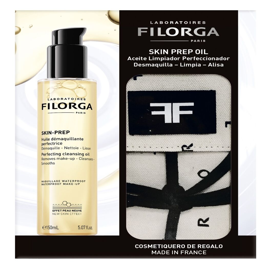 Estuche Filorga Skin Prep Cleansing Oil + Cosmetiquero