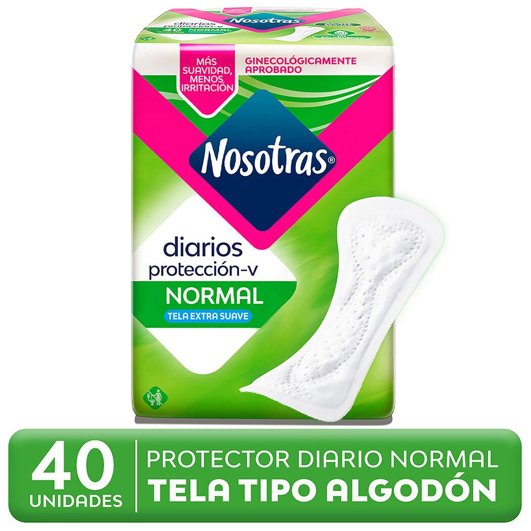 Protector Diario Nosotras Corto 40 Unidades