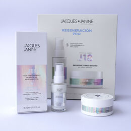 Set Regalable Jacques Janine J18 Tratamiento Regeneración Molecular Capilar Intensiva Pasos 2 y 5 (Mascarilla + Mist)