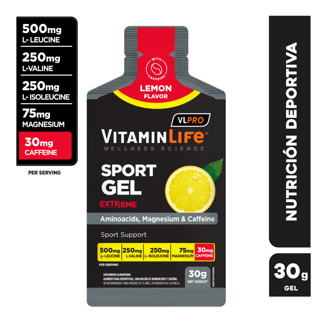 VLPro Sport Gel Xtreme Limón 30g