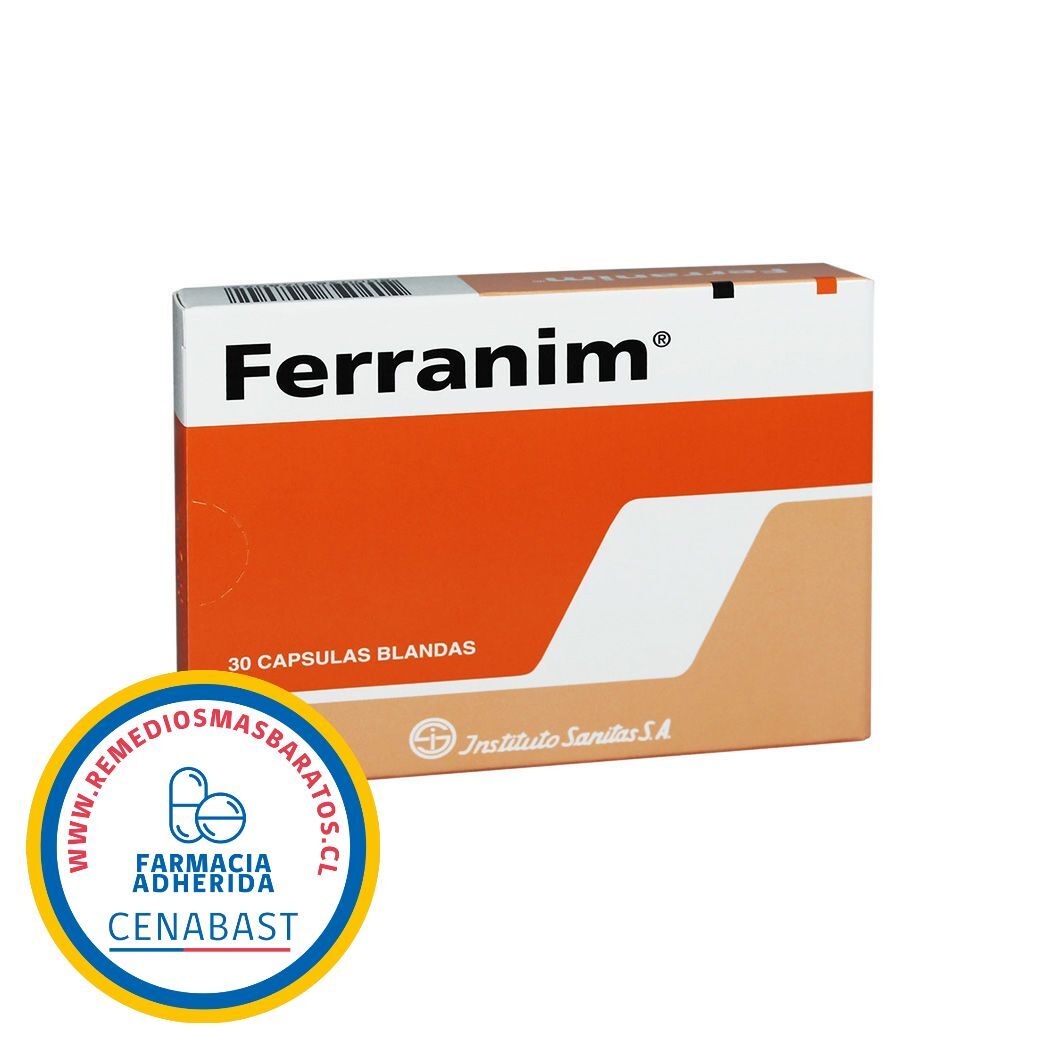 Ferranim 30 Cápsulas Blandas - Cenabast