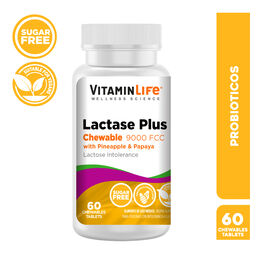 Lactasa Piña y Papaya 60 Comprimidos Masticables