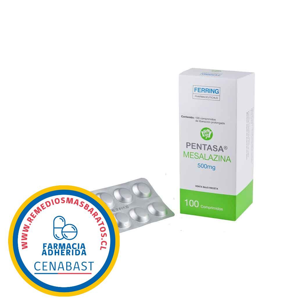 Pentasa Mesalazina 500mg 100 Comprimidos - Cenabast