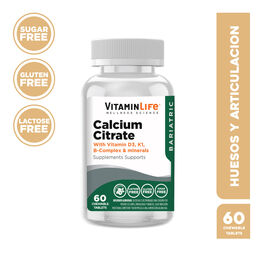VitaminLife Calcium Bariatric 60 Tabletas
